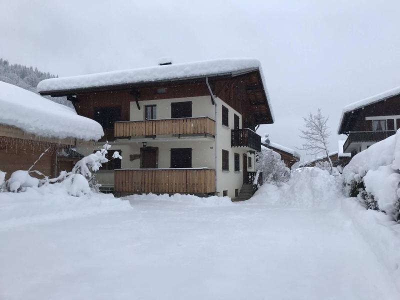 Rent in ski resort 4 room apartment 6 people - Résidence les Triolets - Morzine - Winter outside
