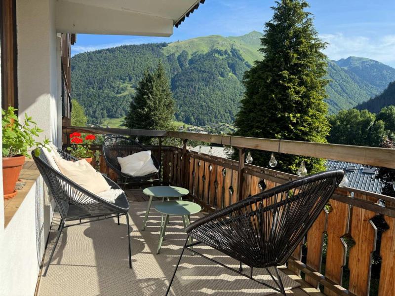 Rent in ski resort 2 room apartment 4 people (A7) - Résidence Morzine 1000 - Morzine - Terrace