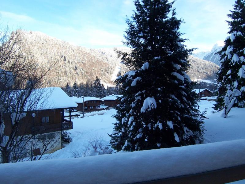 Skiverleih 3-Zimmer-Appartment für 7 Personen (A9) - Résidence Morzine 1000 - Morzine - Terrasse