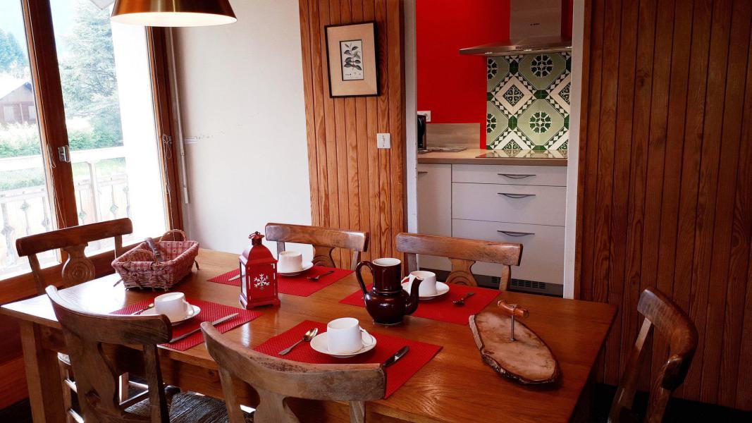 Ski verhuur Appartement 3 kamers 7 personen (A9) - Résidence Morzine 1000 - Morzine - Woonkamer