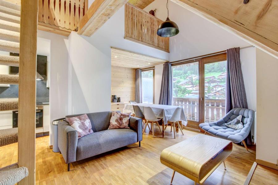 Rent in ski resort 4 room mezzanine apartment 6 people - Résidence Neige et soleil - Morzine - Apartment