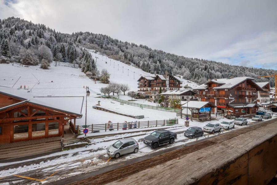 Ski verhuur Studio 4 personen (S4) - Résidence Olympique - Morzine - Balkon