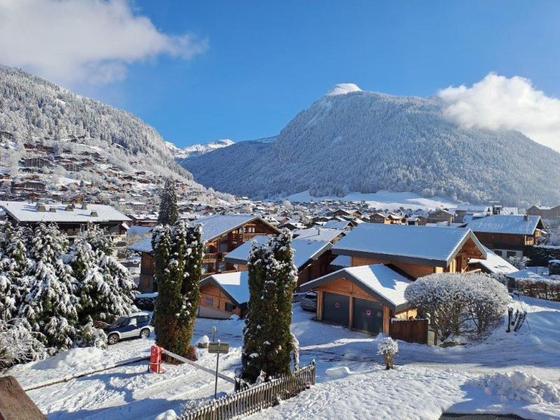 Vacances en montagne Appartement 3 pièces 6 personnes (A8) - Résidence Picaron - Morzine - Extérieur hiver