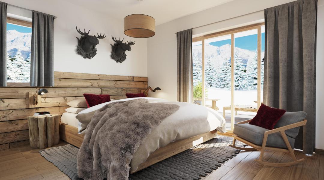 Rent in ski resort Résidence Terresens Les 3 Sophie - Morzine - Double bed