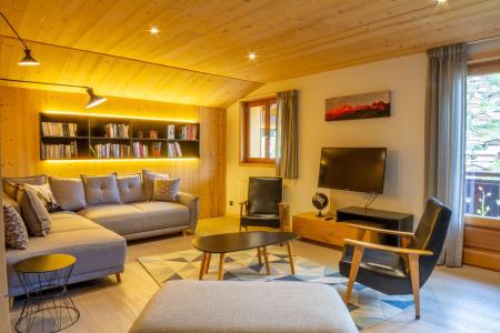 Аренда на лыжном курорте Апартаменты 3 комнат 6 чел. (COUTETTAZ 1) - Chalet Aconits - Morzine - Салон