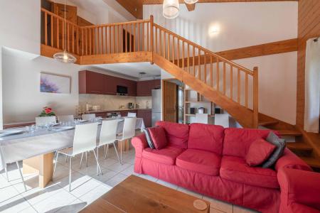 Rent in ski resort 6 room duplex apartment 9 people (4) - Chalet Ale - Morzine - Living room