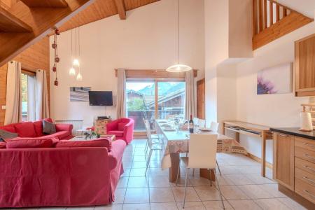 Rent in ski resort 6 room duplex apartment 9 people (4) - Chalet Ale - Morzine - Living room
