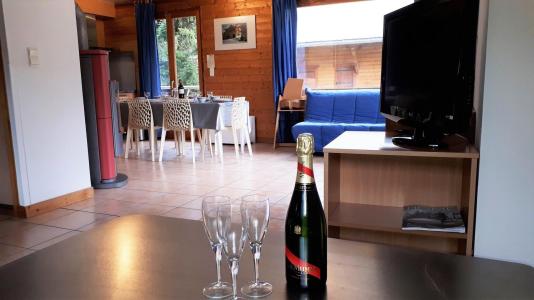 Rent in ski resort 3 room apartment 6 people (D) - Chalet Avoreaz - Morzine - Living room