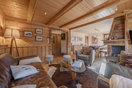 Rent in ski resort 6 room chalet 11 people - Chalet le Blizzard - Morzine - Living room