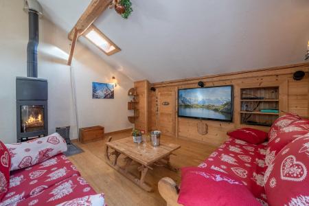 Ski verhuur Appartement 3 kamers 6 personen (2) - Chalet le Tilleul - Morzine - Woonkamer