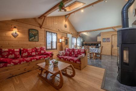 Ski verhuur Appartement 3 kamers 6 personen (2) - Chalet le Tilleul - Morzine - Woonkamer