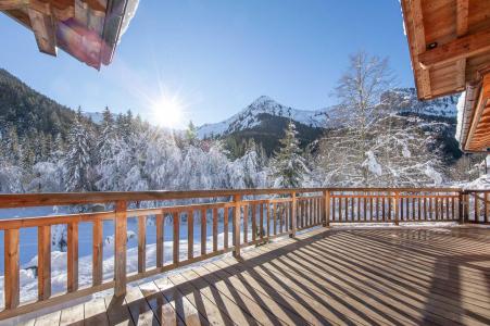 Аренда на лыжном курорте Chalet le Vanant - Morzine - Терраса