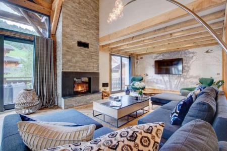 Location au ski Appartement duplex 6 pièces 12 personnes (Ferme de Colline) - Chalet Little - Morzine - Séjour