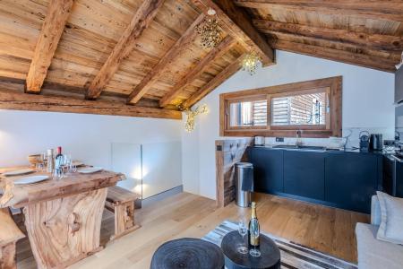 Rent in ski resort 2 room apartment 4 people - Chalet Mazot Bambi - Morzine - Living room