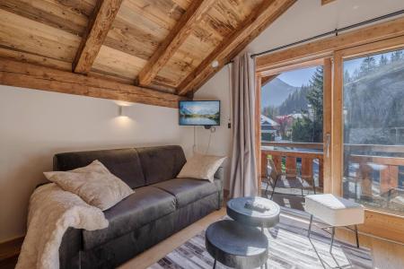 Rent in ski resort 2 room apartment 4 people - Chalet Mazot Bambi - Morzine - Living room