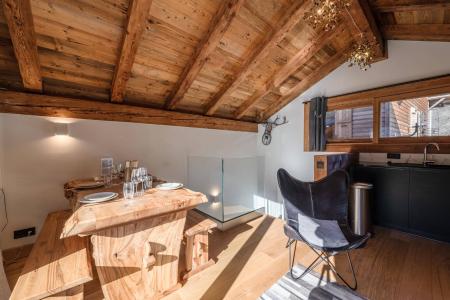 Rent in ski resort 2 room apartment 4 people - Chalet Mazot Bambi - Morzine - Living room