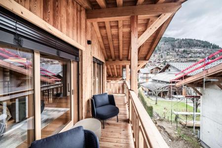 Rent in ski resort 6 room triplex chalet 10 people - Chalet Meibelle - Morzine - Balcony