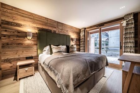 Rent in ski resort 6 room triplex chalet 10 people - Chalet Meibelle - Morzine - Bedroom