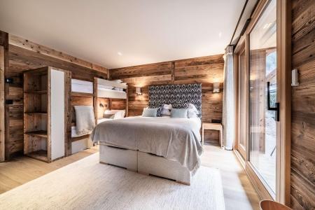Rent in ski resort 6 room triplex chalet 10 people - Chalet Meibelle - Morzine - Bedroom