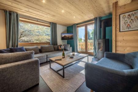 Ski verhuur Chalet triplex 6 kamers 10 personen (ROJI) - Chalet Roji - Morzine - Woonkamer