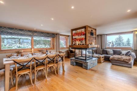Rent in ski resort Semi-detached 5 room chalet 10 people (1) - Chalet Rosemary - Morzine - Living room