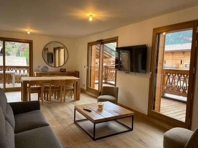 Rent in ski resort 4 room apartment cabin 8 people (A203) - Elan - Morzine - Living room