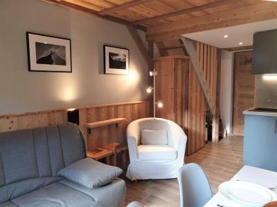 Skiverleih 2-Zimmer-Holzhütte für 4 Personen (28) - La Chamossière - Morzine - Wohnzimmer