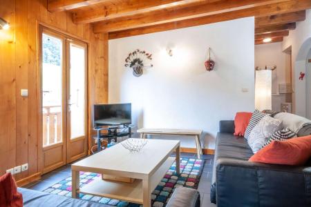 Skiverleih 5 Zimmer Maisonettewohnung für 10 Personen (3) - La Maison Rose - Morzine - Wohnzimmer