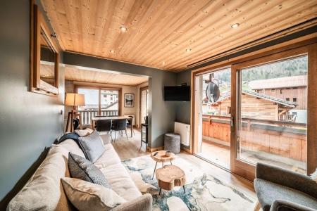 Ski verhuur Appartement 4 kamers bergnis 6 personen (3) - Le Janin - Morzine - Woonkamer