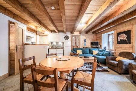 Rent in ski resort 3 room duplex apartment 6 people (E) - Les Alpes - Morzine - Living room