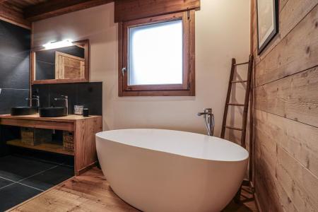 Rent in ski resort 6 room triplex chalet 10 people - NANOOK - Morzine - Bathroom