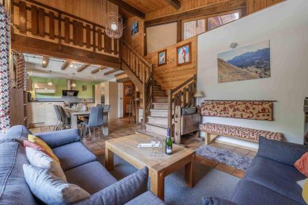 Skiverleih 5 Zimmer Maisonettewohnung für 10 Personen (2) - Résidence Cridelf - Morzine - Wohnzimmer