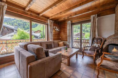 Rent in ski resort 7 room triplex apartment 14 people (1) - Résidence Cridelf - Morzine - Living room