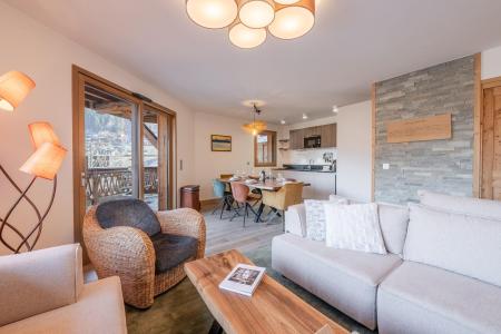 Wynajem na narty Apartament 3 pokojowy kabina 6 osób (201) - Résidence Dama - Morzine - Pokój gościnny