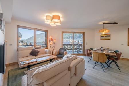 Soggiorno sugli sci Appartamento 3 stanze con cabina per 6 persone (201) - Résidence Dama - Morzine - Soggiorno