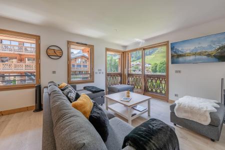 Ski verhuur Appartement 4 kamers 7 personen (B206) - Résidence Dama - Morzine - Woonkamer