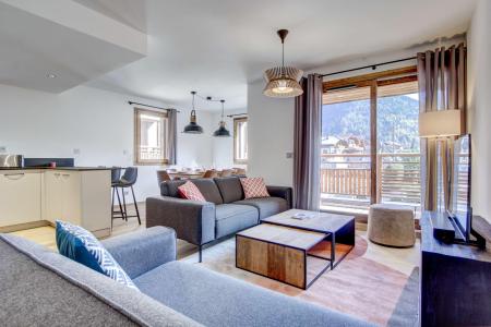 Rent in ski resort 4 room apartment 8 people (B101) - Résidence Echo du Pleney - Morzine - Living room