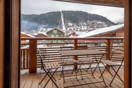 Rent in ski resort 4 room apartment cabin 8 people (A107) - Résidence Echo du Pleney - Morzine - Balcony
