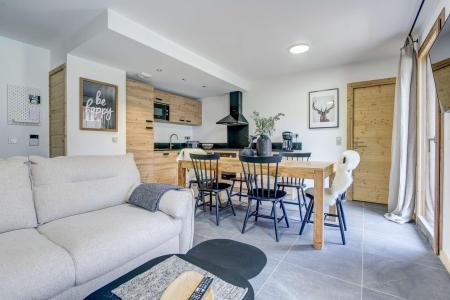 Ski verhuur Appartement 2 kamers 6 personen (B004) - Résidence Echo du Pleney - Morzine - Woonkamer