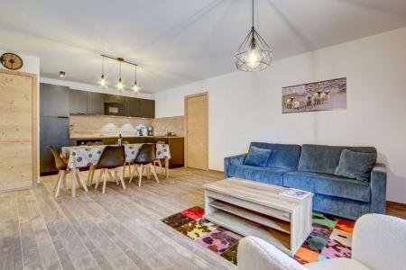 Ski verhuur Appartement 4 kabine kamers 8 personen (A107) - Résidence Echo du Pleney - Morzine - Woonkamer