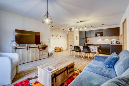 Ski verhuur Appartement 4 kabine kamers 8 personen (A107) - Résidence Echo du Pleney - Morzine - Woonkamer