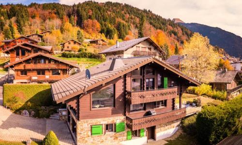 Rent in ski resort Résidence Hibou Blanc - Morzine - Winter outside