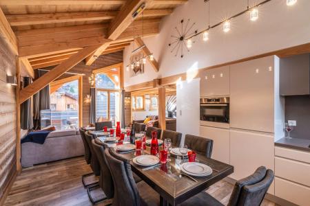 Аренда на лыжном курорте Апартаменты 6 комнат 11 чел. (ETOILE) - Résidence Hirondelle - Morzine - Салон