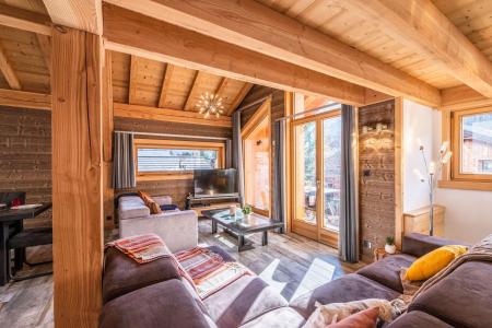 Rent in ski resort 6 room apartment 11 people (ETOILE) - Résidence Hirondelle - Morzine - Living room