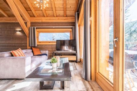 Rent in ski resort 6 room apartment 11 people (ETOILE) - Résidence Hirondelle - Morzine - Living room