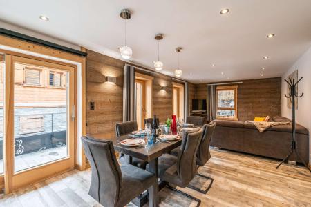 Skiverleih Résidence Hirondelle - Morzine - Wohnzimmer