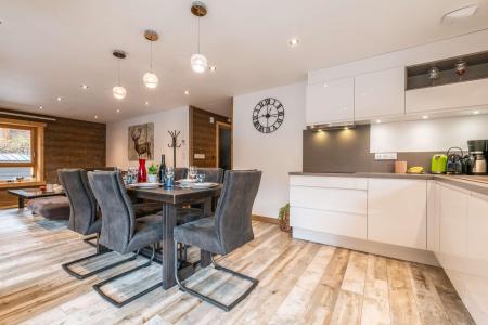 Skiverleih Résidence Hirondelle - Morzine - Wohnzimmer