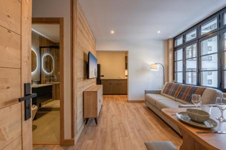 Rent in ski resort 2 room apartment 3 people (A1) - Résidence l'Edelweiss - Morzine - Living room