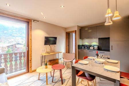 Rent in ski resort 2 room apartment 4 people (B3) - Résidence l'Edelweiss - Morzine - Living room