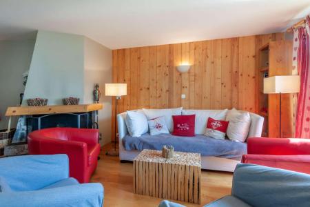 Rent in ski resort 5 room mezzanine apartment 10 people (6) - Résidence la Ploche - Morzine - Living room